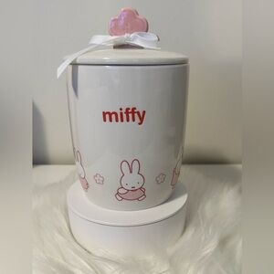 Miffy Ceramic Jar with Pink Bunny Lid